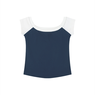 Women's Color Block Raglan Baby T-Shirt