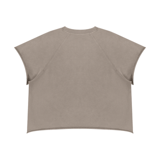 Unisex Vintage Wash Raw Edge T-Shirt