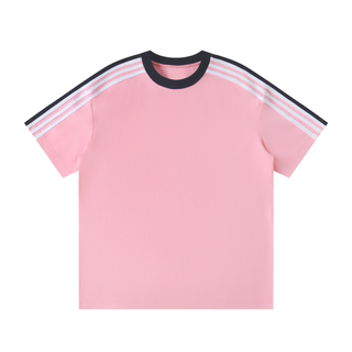 Unisex Colorblock Striped T-Shirt