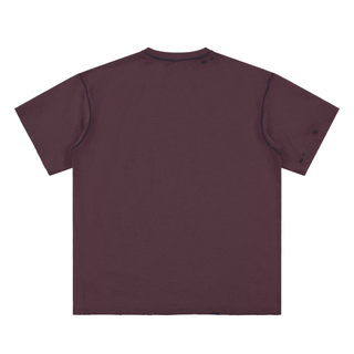 Hand-frayed Reversible T-shirt
