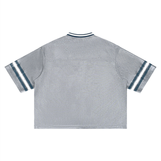 Unisex Boxy Striped Soccer Jersey