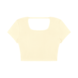 Women's Square Neck Crop T-Shirt