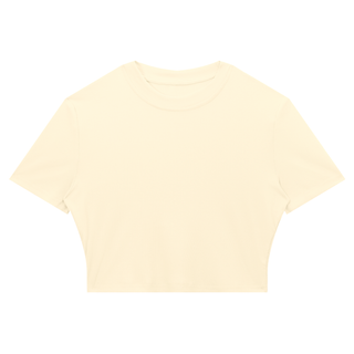 Women's Slim Ribbed Crop T-Shirt