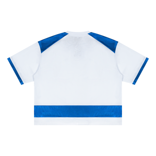 Unisex Raglan Sleeve Mesh Boxy T-Shirt