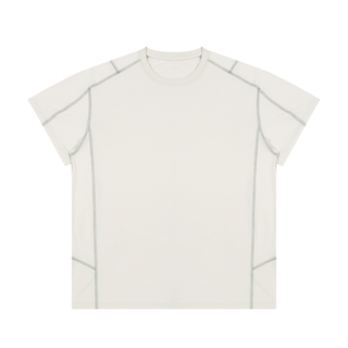 Unisex Contrast Stitch  Regular Fit T-Shirt