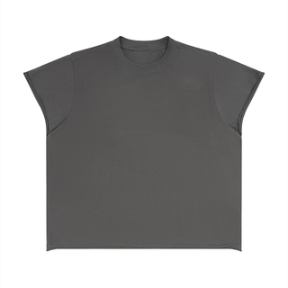 Unisex Boxy Raw Edge T-Shirt