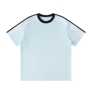 Unisex Colorblock Striped T-Shirt