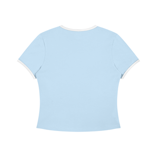 Women’s Color Block Crop T-Shirt