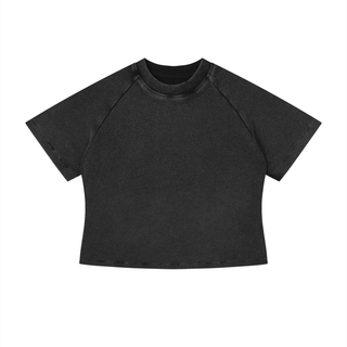 Women's Mineral Wash Crop T-Shirt