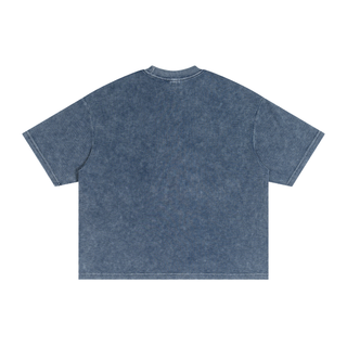 Textured Waffle Washed Boxy T-Shirt