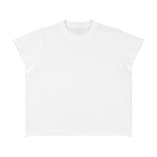 Unisex Boxy Raw Edge T-Shirt