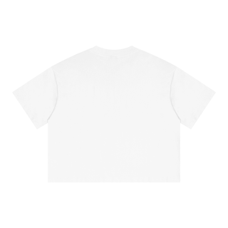 Boxy Drop Shoulder Crop Tee
