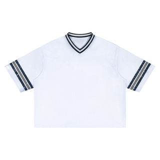 Unisex Boxy Striped Soccer Jersey