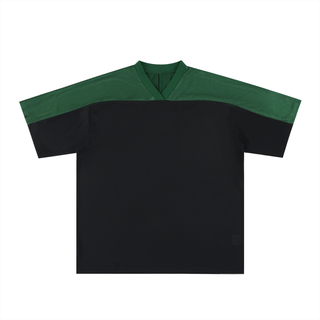 Oversized Mesh V-Neck Soccer Jersey