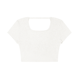 Women's Square Neck Crop T-Shirt