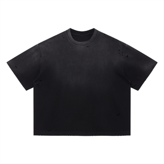 Vintage Washed Distressed Boxy Oversized T-Shirt