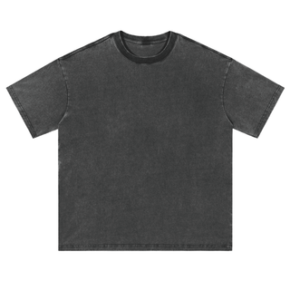 Vintage Washed Loose Fluffy T-Shirt