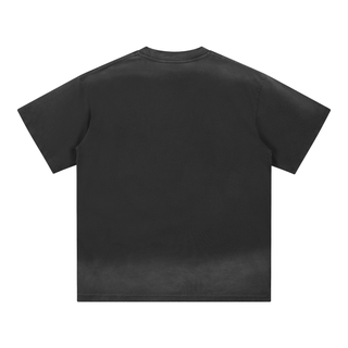 Petite Crew Neck Sunfade Edge T-Shirt