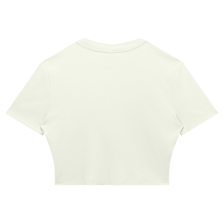 Women's Slim Ribbed Crop T-Shirt
