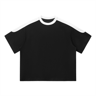 Unisex Color Block Oversized T-Shirt