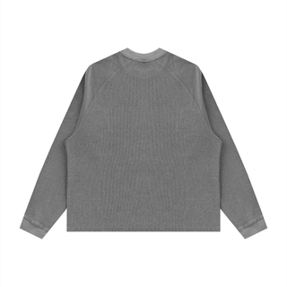 Unisex Vintage Wash Boxy  Waffle T-Shirt