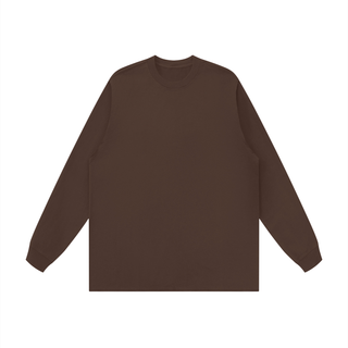Unisex Raw Hem Long Sleeve T-Shirt