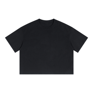 Boxy Drop Shoulder Crop Tee