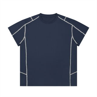 Unisex Contrast Stitch  Regular Fit T-Shirt