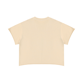 Unisex Boxy Raw Edge T-Shirt