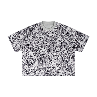 Unisex Leopard Print Boxy T-Shirt