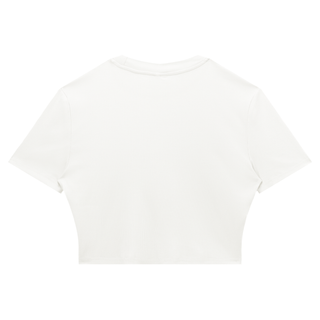Women's Slim Ribbed Crop T-Shirt
