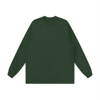 Unisex Raw Hem Long Sleeve T-Shirt