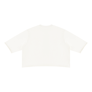 Unisex Mineral Wash Raw Hem Boxy T-Shirt