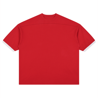 Unisex Color Block Drop Shoulder T-Shirt