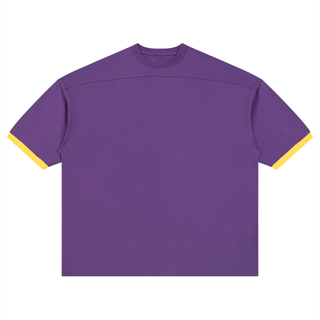 Unisex Color Block Drop Shoulder T-Shirt