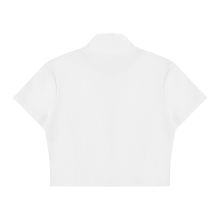 Cropped Full-Zip Warmup Top