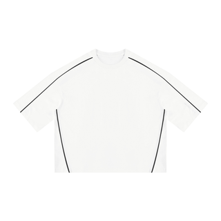Unisex Heavyweight Boxy Piping T-Shirt