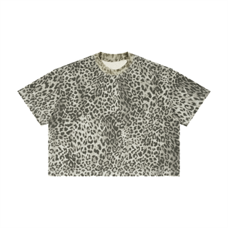 Unisex Leopard Print Boxy T-Shirt