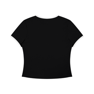 Women’s Color Block Crop T-Shirt