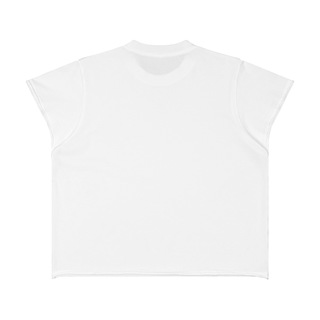 Unisex Boxy Raw Edge T-Shirt