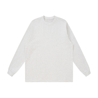 Unisex Raw Hem Long Sleeve T-Shirt