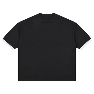 Unisex Color Block Drop Shoulder T-Shirt