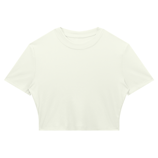 Women's Slim Ribbed Crop T-Shirt