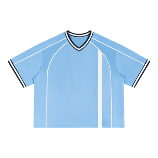 Unisex Boxy V-Neck Soccer Jersey