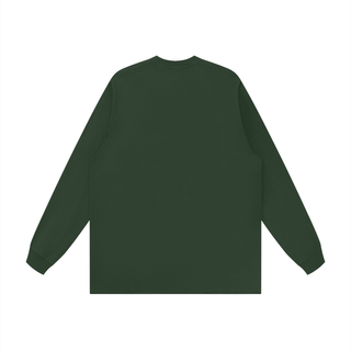 Unisex Raw Hem Long Sleeve T-Shirt