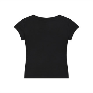Essential V-Neck Bodycon T-Shirt
