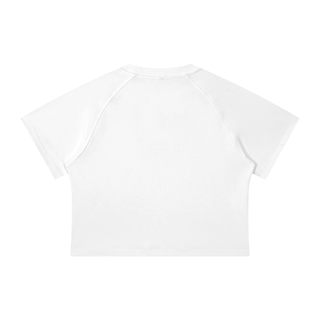 Women's Mineral Wash Raglan Crop T-Shirt