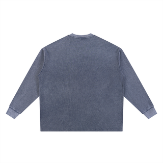 Mineral Wash Waffle Oversized T-Shirt