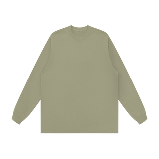 Unisex Raw Hem Long Sleeve T-Shirt