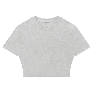 Women's Slim Ribbed Crop T-Shirt